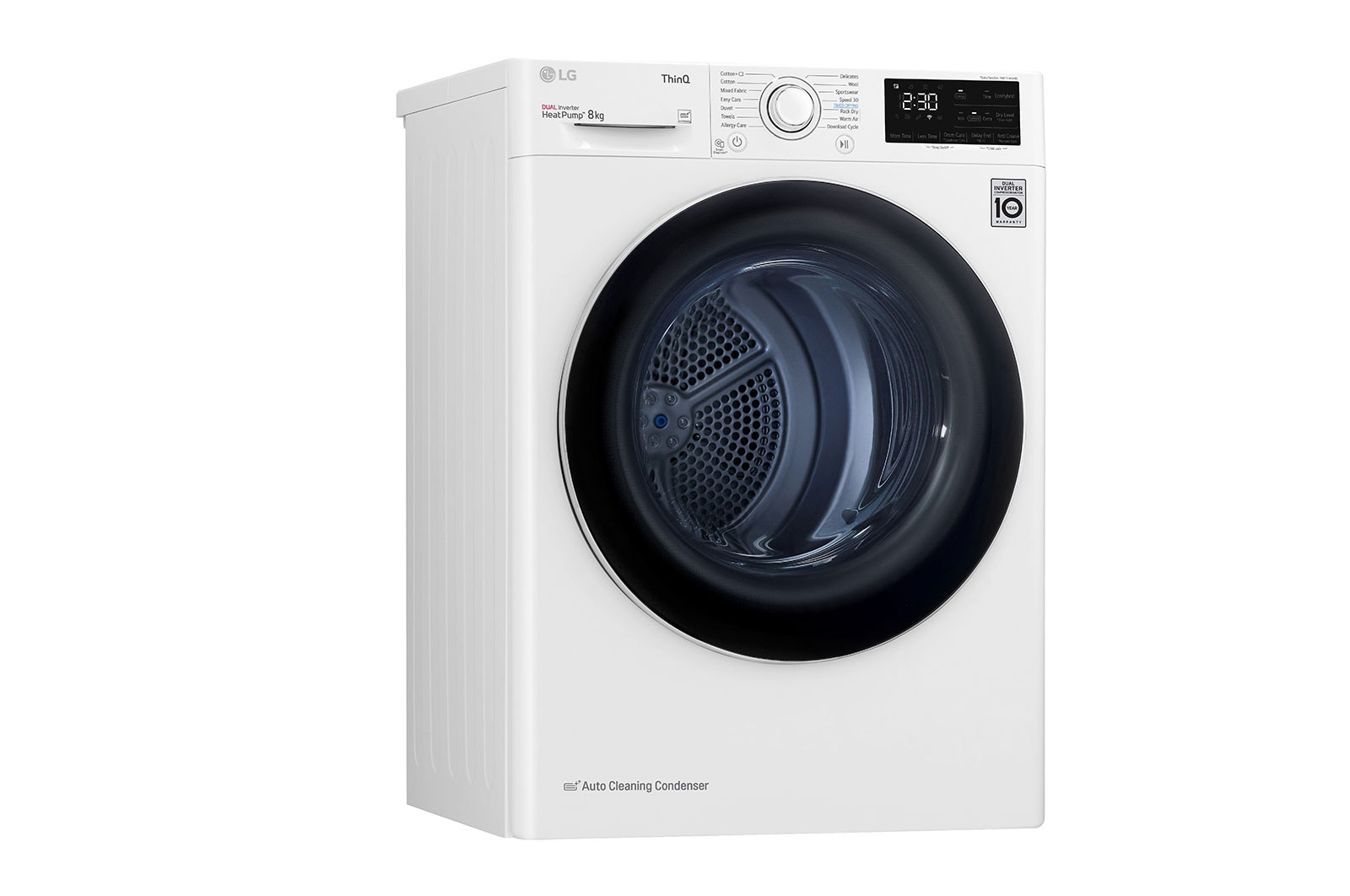 LG RH80V3AV6N tumble dryer Freestanding Front-load 8 kg White - Afbeelding 8