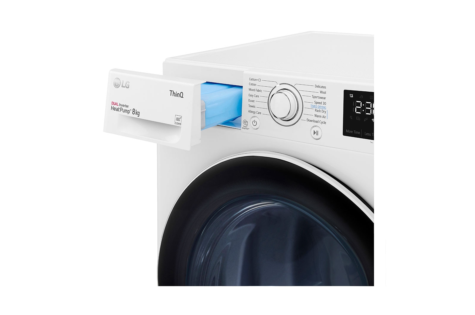 LG RH80V3AV6N tumble dryer Freestanding Front-load 8 kg White - Afbeelding 6
