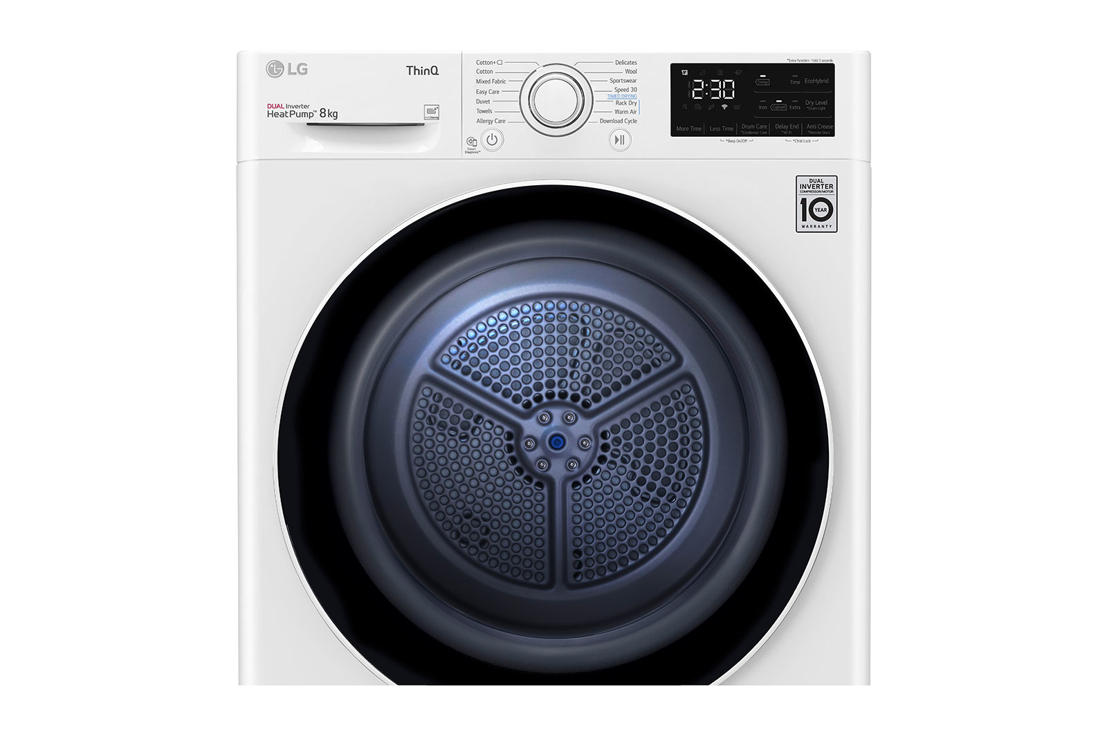 LG RH80V3AV6N tumble dryer Freestanding Front-load 8 kg White - Afbeelding 5