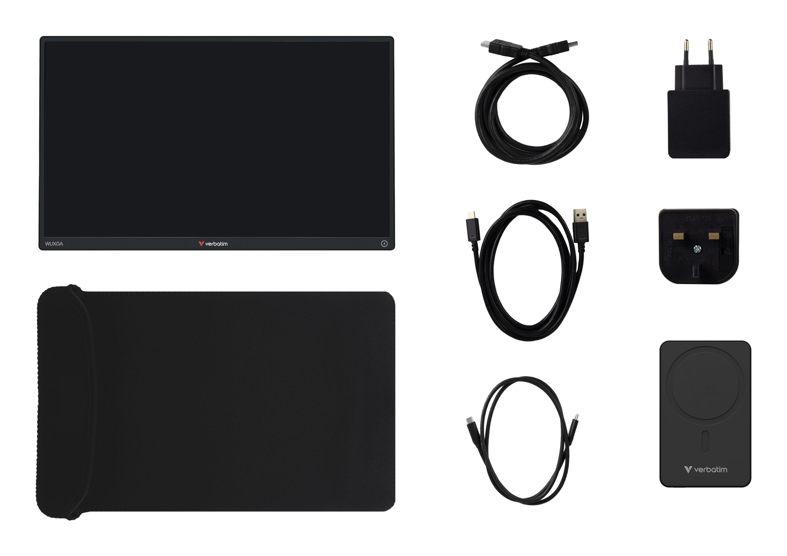 Verbatim Portable Touchscreen Monitor 13.3" WUXGA Resolution & Wireless Power Supply - Afbeelding 3