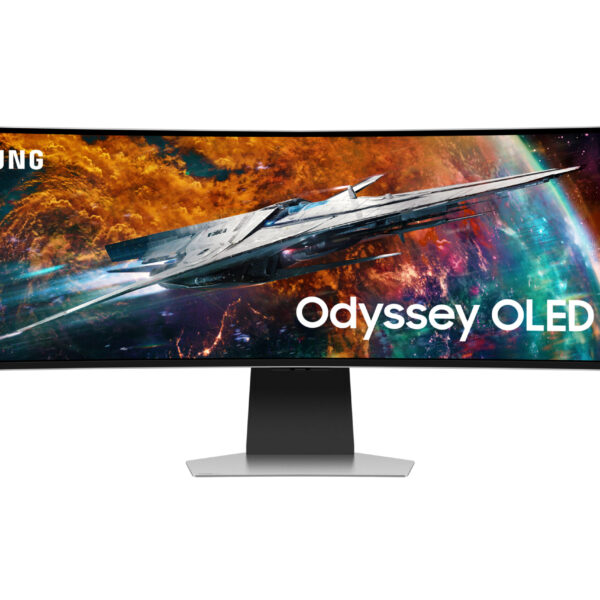 Samsung G95SC computer monitor 124.5 cm (49") 5120 x 1440 pixels Dual QHD OLED Silver