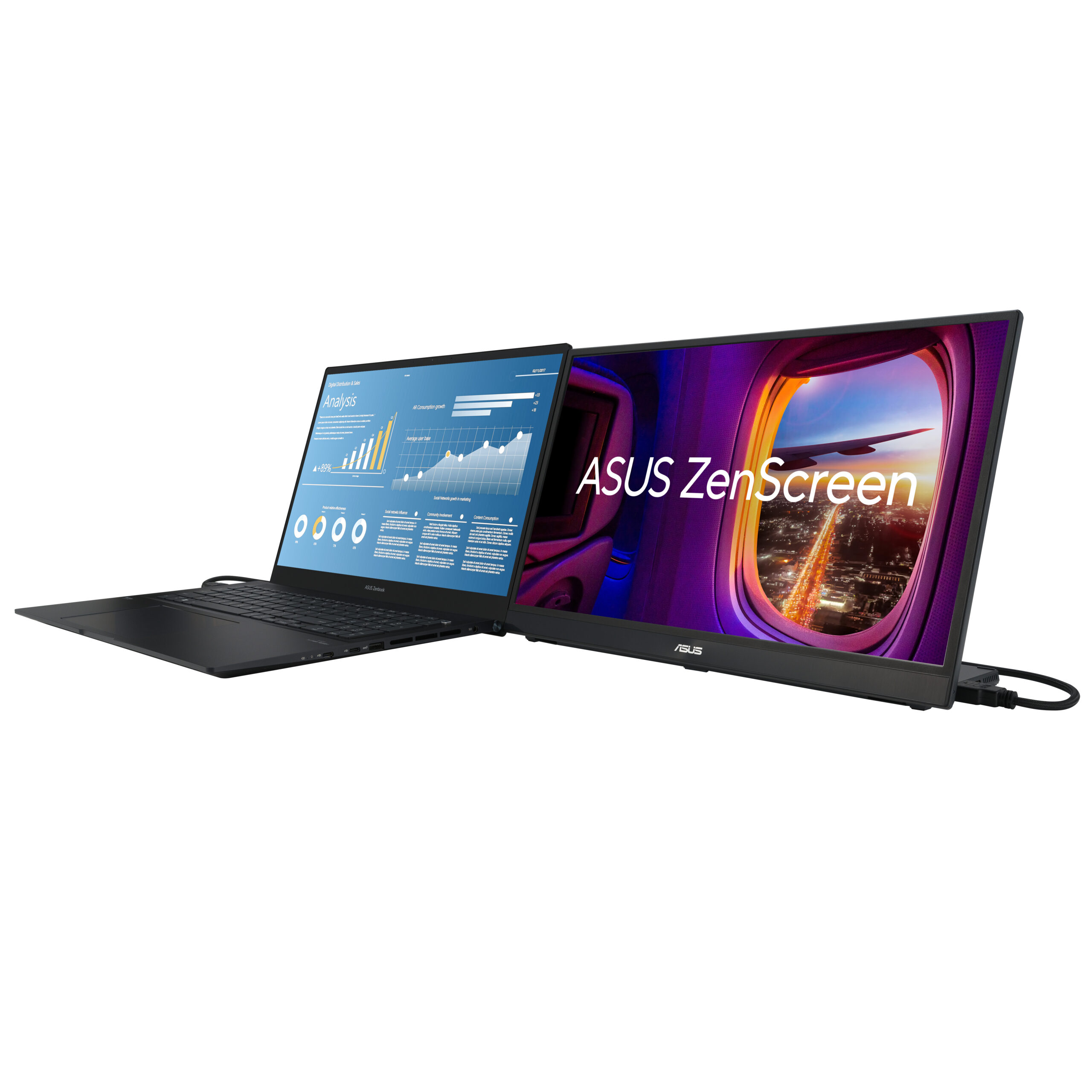 ASUS ZenScreen MB17AHG - LED-Skarm 17. - Afbeelding 7