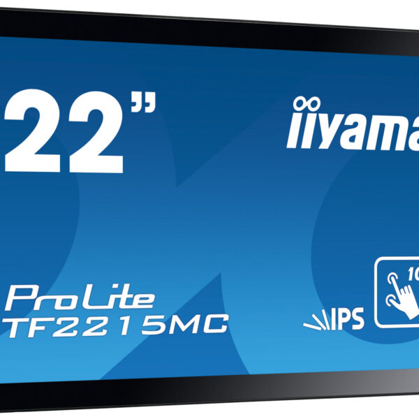 iiyama ProLite TF2215MC-B2 computer monitor 54.6 cm (21.5") 1920 x 1080 pixels Full HD LED Touchscreen Multi-user Black