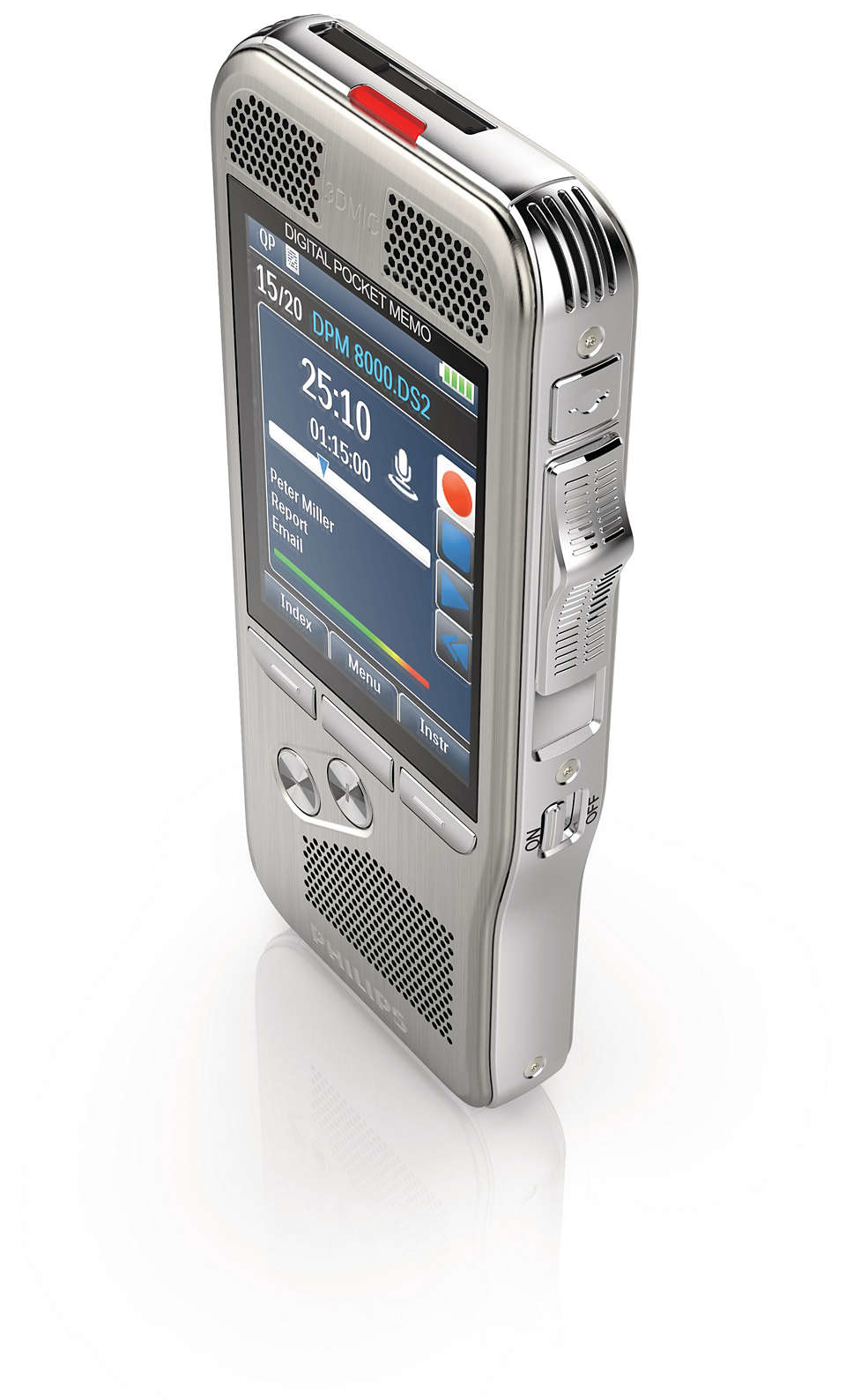 Philips DPM 8300 dictaphone Internal memory Silver - Afbeelding 5