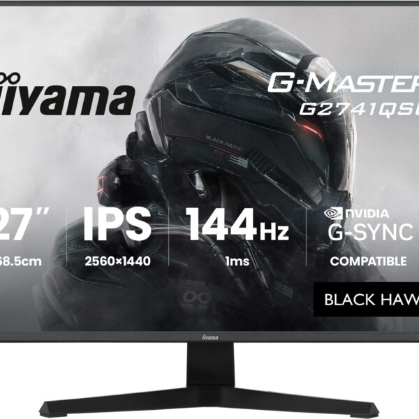 iiyama G-MASTER G2741QSU-B1 computer monitor 68.6 cm (27") 2560 x 1440 pixels Black