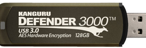 iStorage Kanguru Defender 3000™ SuperSpeed USB 3.0 | Secure Flash Drive | FIPS 140-3 Level 3 pending, FIPS 140-2 Level 3 Certified | AES-XTS 256-bit Hardware Encryption | TAA Compliant|