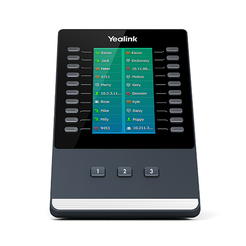 Yealink EXP50 IP add-on module Black, Grey 23 buttons - Afbeelding 2
