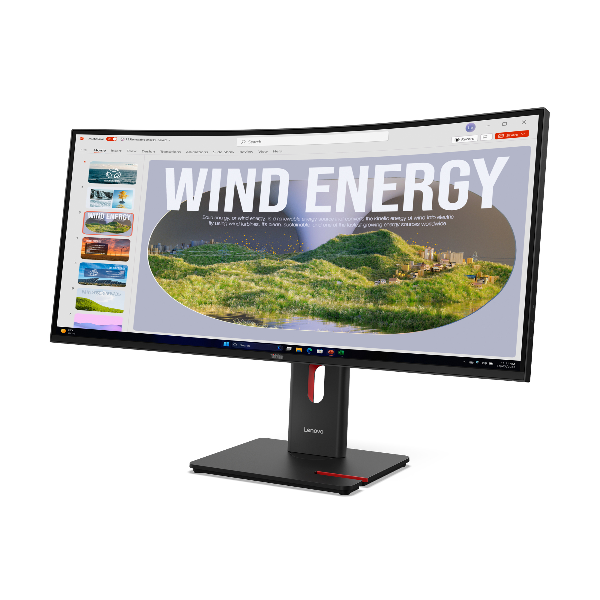 Monitor Lenovo T34WD-40 - Afbeelding 3
