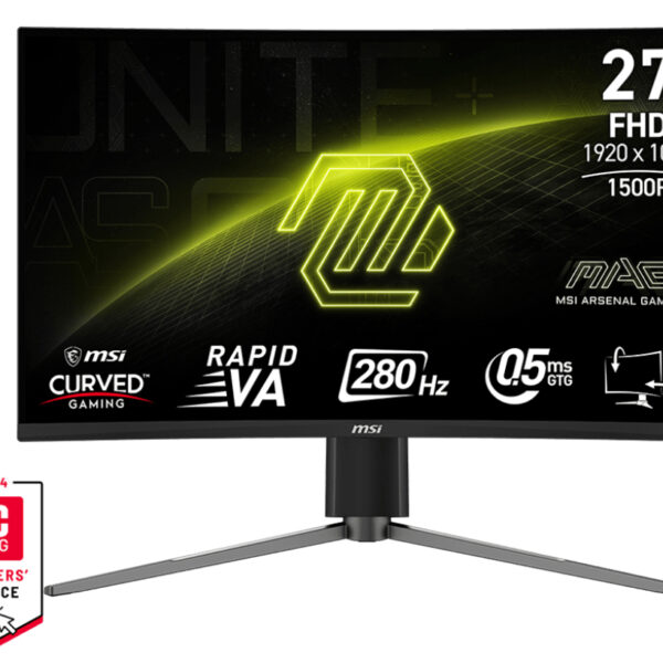 MSI MAG 276CPXF computer monitor 68.6 cm (27") 1920 x 1080 pixels Full HD LCD Black