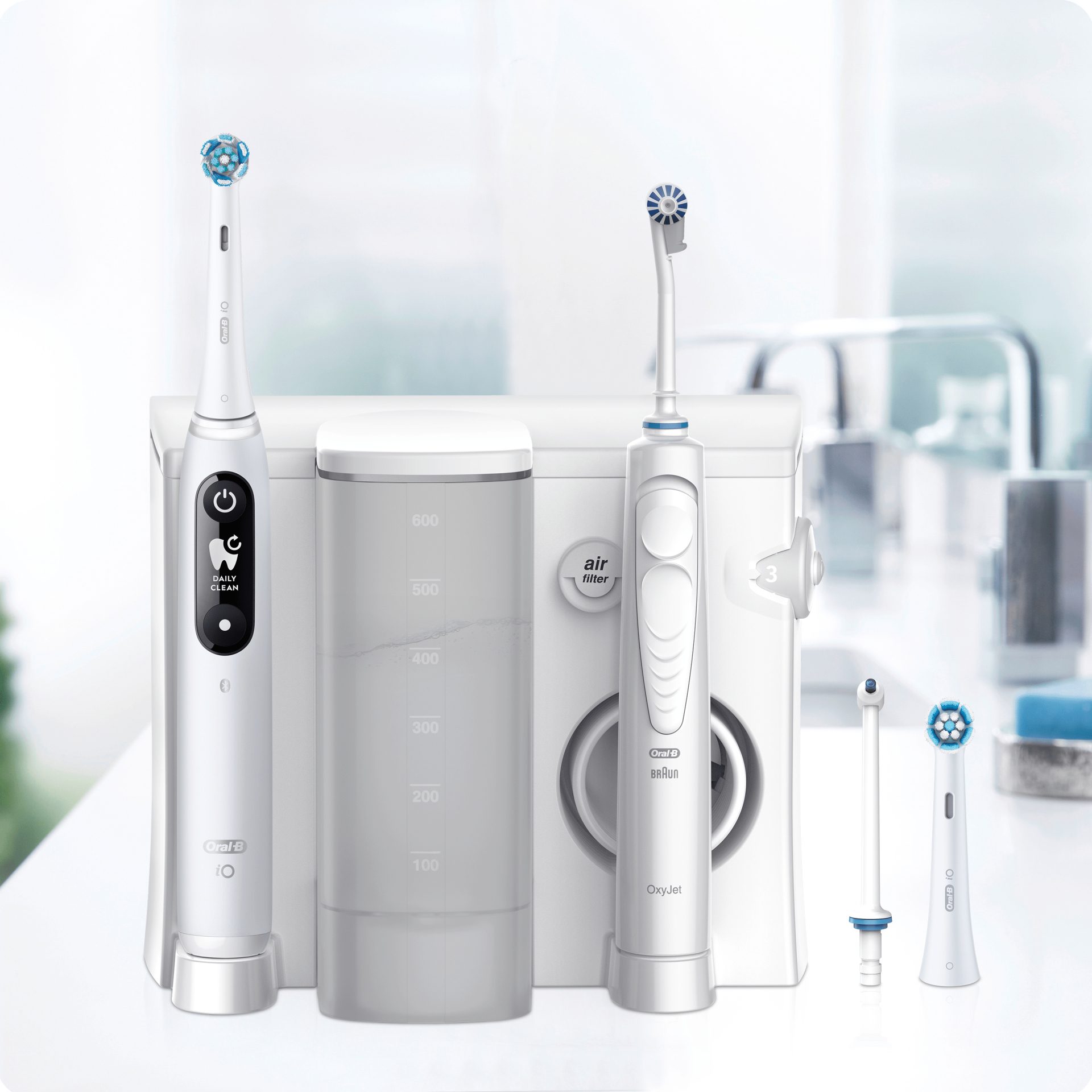 Oral-B iO6 & OxyJet Adult Rotating-oscillating toothbrush White - Afbeelding 2