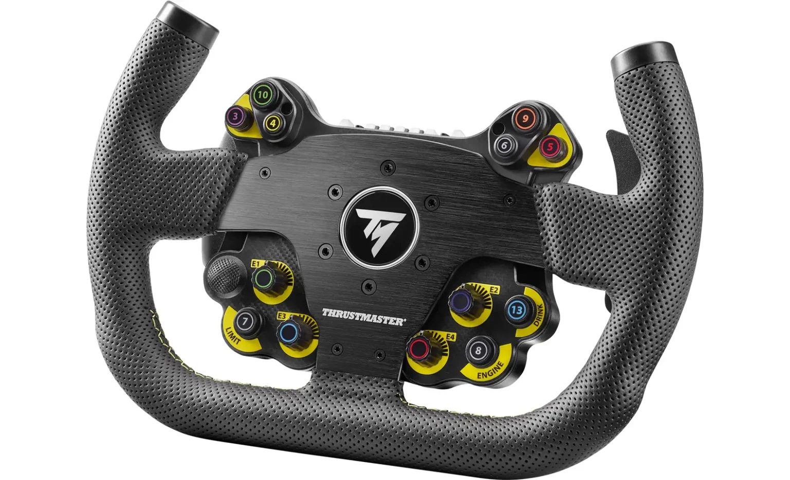 Thrustmaster EVO Racing 31U Leather Black, Yellow Steering wheel Analogue / Digital PC, PlayStation 4, PlayStation 5, Xbox One, Xbox One S, Xbox One X, Xbox Series S, Xbox Series X - Afbeelding 2