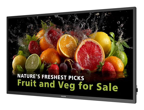 Philips 5000 series 55BDL5050D/00 Signage Display 139.7 cm (55") LCD Wi-Fi 600 cd/m² Full HD Black Built-in processor Android