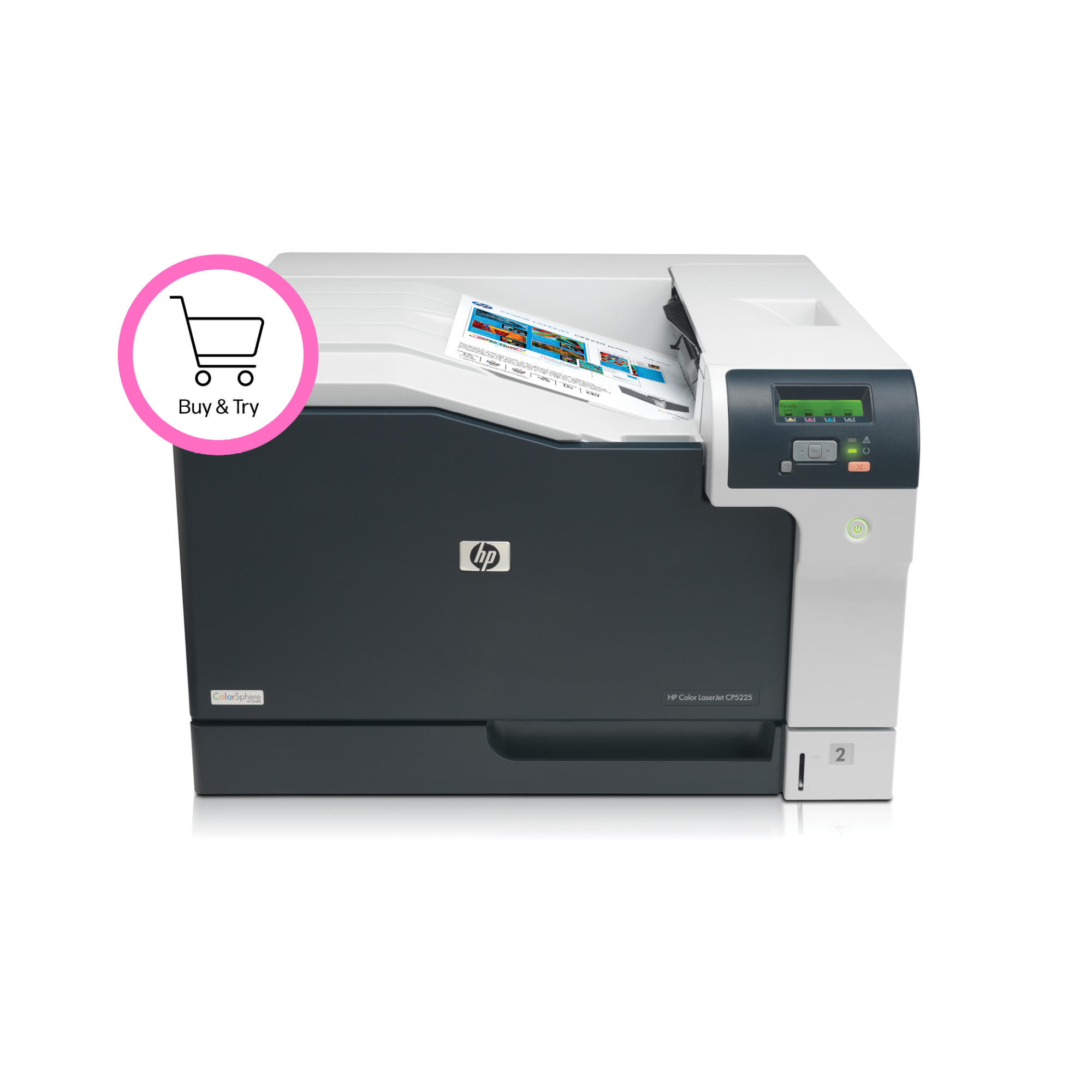 HP Color LaserJet Professional LaserJet Pro CP5225n Color Printer, Ethernet Only - Afbeelding 2