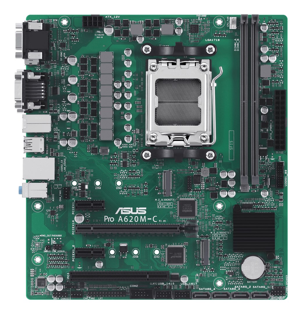 ASUS PRO A620M-C-CSM AMD A620 Socket AM5 micro ATX - Afbeelding 3