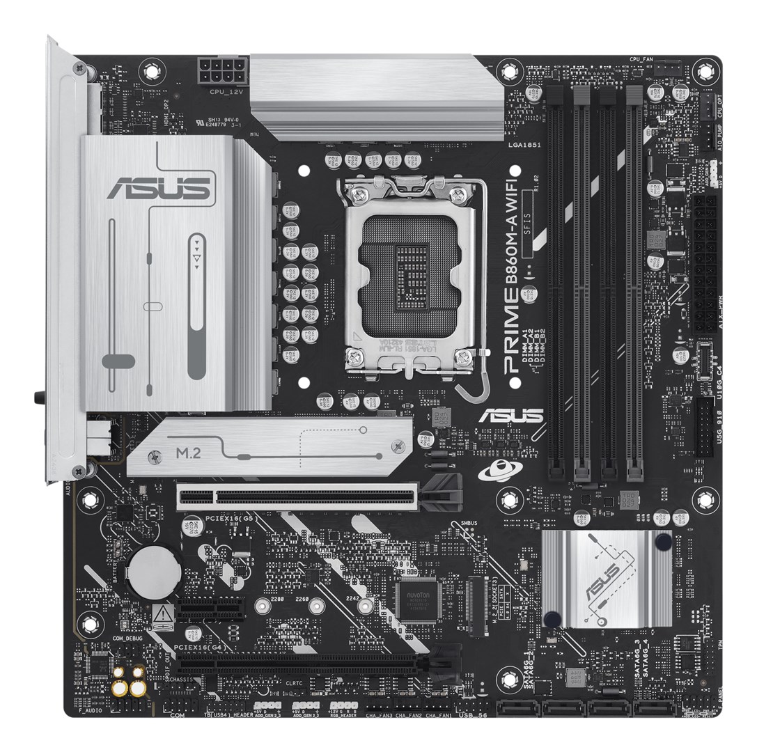 ASUS PRIME B860M-A WIFI Intel B860 LGA 1851 (Socket V1) micro ATX - Afbeelding 2
