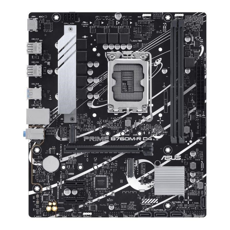 ASUS PRIME B760M-R D4 Intel B760 LGA 1700 micro ATX - Afbeelding 2