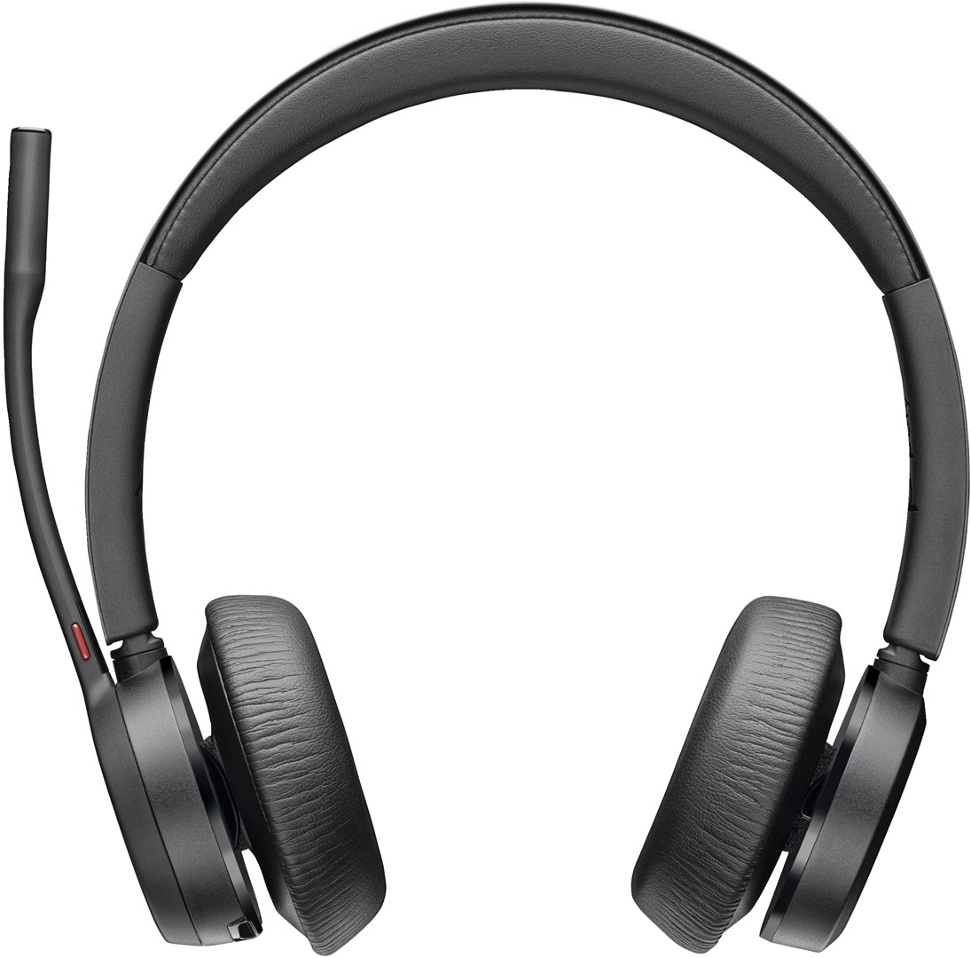 HP Poly Voyager 4320 Microsoft Teams Certified Headset +BT700 dongle +Charging Stand - Afbeelding 2