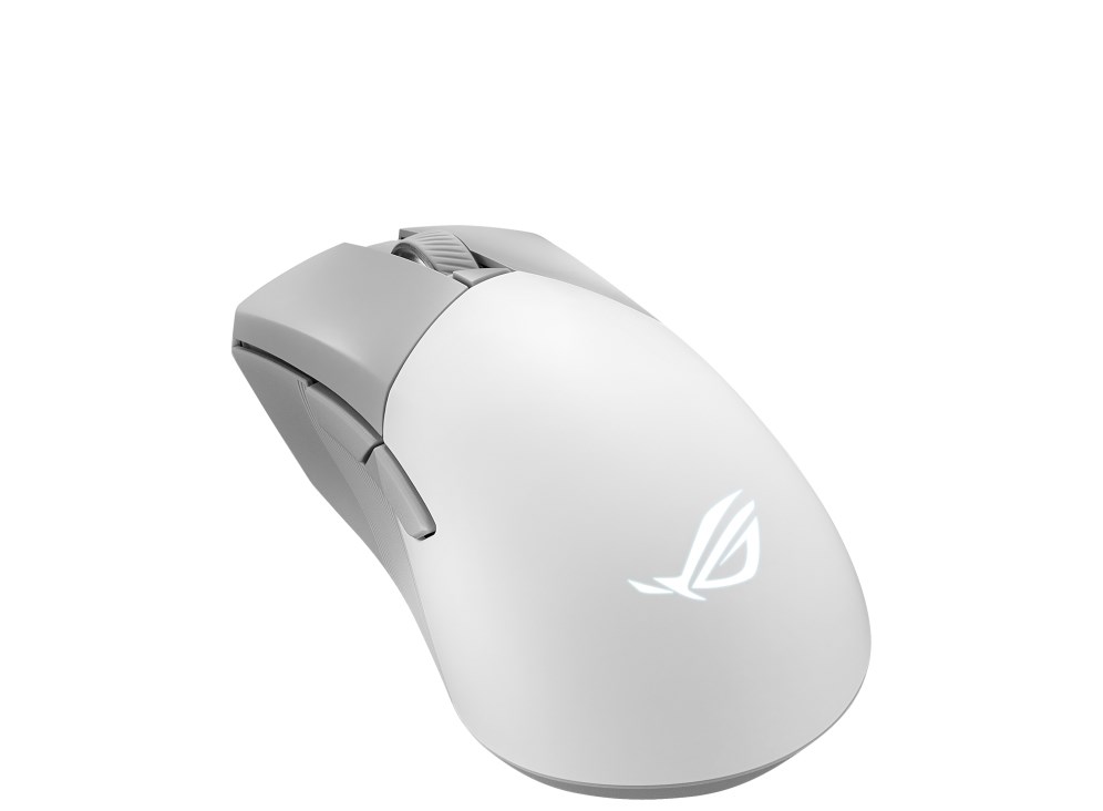 ASUS ROG Gladius III Wireless Aimpoint White mouse Gaming Right-hand RF Wireless + Bluetooth + USB Type-A Optical 36000 DPI - Afbeelding 2