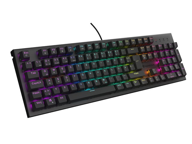 GENESIS Thor 303 keyboard Gaming USB QWERTZ German Black - Afbeelding 2