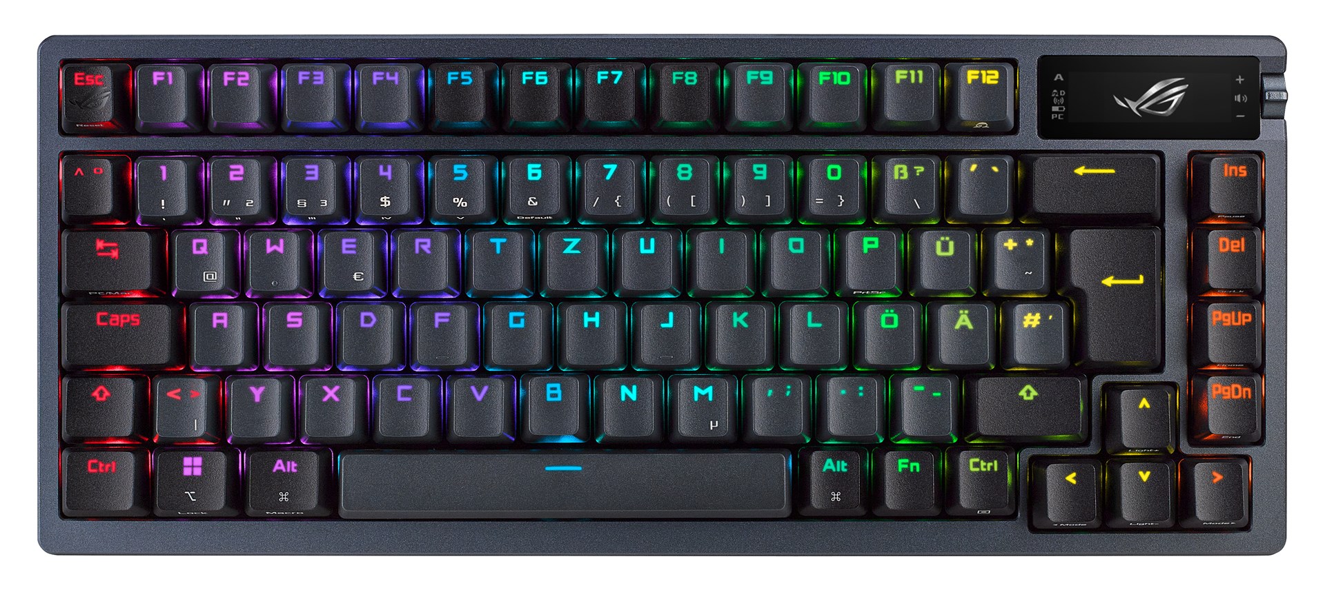 ASUS ROG Azoth keyboard Gaming USB + RF Wireless + Bluetooth QWERTY Black - Afbeelding 2