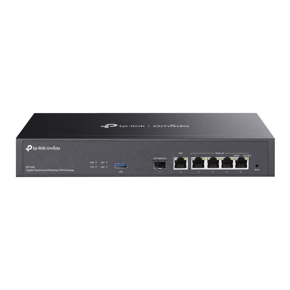 TP-Link ER7406 wired router Gigabit Ethernet Black - Afbeelding 2