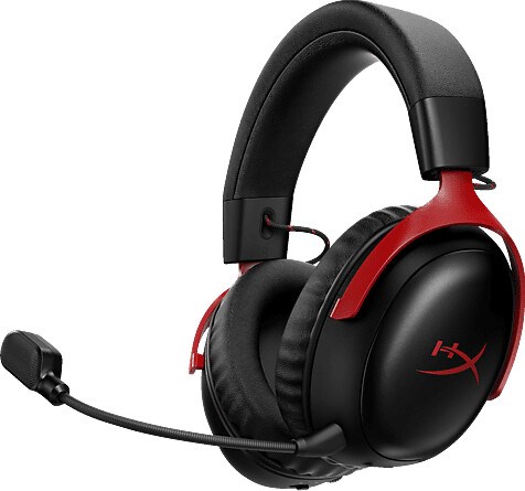 HyperX Cloud III S Wireless - Gaming Headset (Black-Red) - Afbeelding 2
