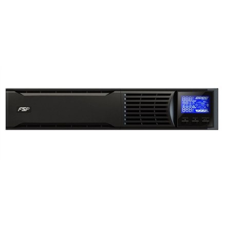 FSP Champ Rack 1K uninterruptible power supply (UPS) Double-conversion (Online) 1 kVA 900 W 3 AC outlet(s) - Afbeelding 2