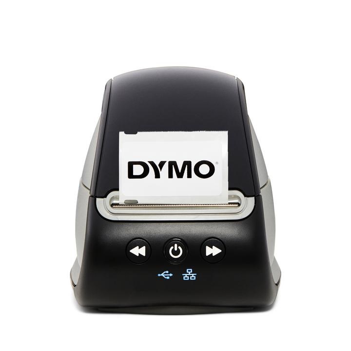 DYMO LabelWriter 550 Turbo Label Printer | Label Maker with High-Speed Direct Thermal Printing | Automatic Label Recognition | Prints Shipping Labels & More with USB/LAN Connectivity | EU 2 Pin Plug - Afbeelding 2