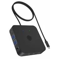 ICY BOX IB-DK4090-C Docking USB 3.2 Gen 2 (3.1 Gen 1) Type-C Black - Afbeelding 2