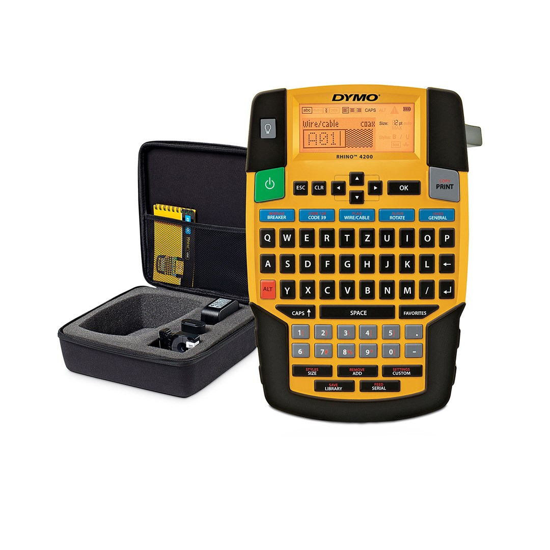 DYMO RHINO 4200 Labeler with QWERTZ Keyboard - Afbeelding 2