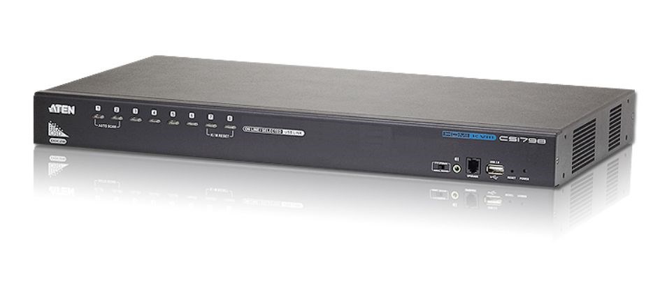 ATEN 8-Port USB - HDMI KVM Switch with USB Peripheral port - Afbeelding 2