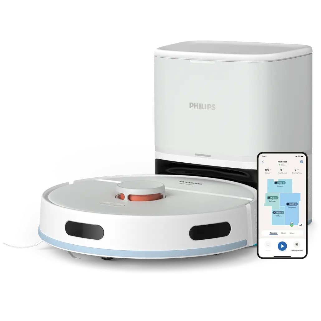 Philips XU2100/20 robot vacuum 0.38 L White - Afbeelding 2
