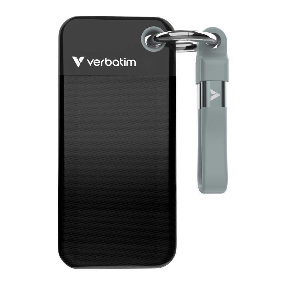 Verbatim Pocket SSD USB 3.2 Gen 2 2TB Black/Grey - Afbeelding 2