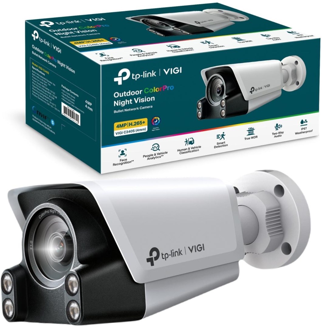 TP-Link VIGI C340S Bullet IP security camera Outdoor 2688 x 1520 pixels Wall - Afbeelding 2
