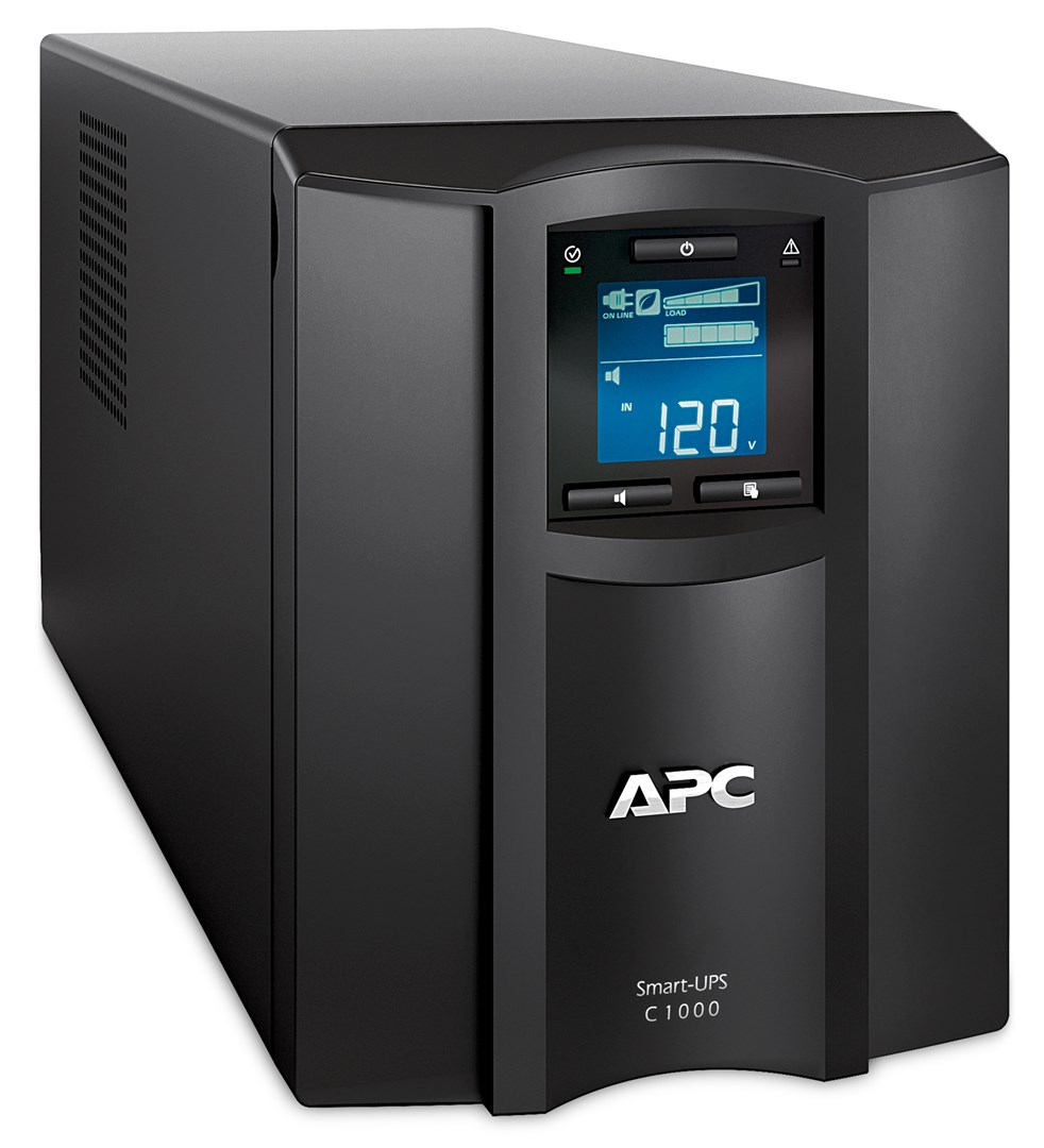APC Smart-UPS C, Line Interactive, 1000VA, Tower, 230V, 8x IEC C13 outlets, SmartConnect port, USB and Serial communication, AVR, Graphic LCD - Afbeelding 2
