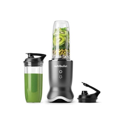 NutriBullet NB1206DGCC blender 0.9 L Tabletop blender 1200 W Black, Transparent - Afbeelding 2