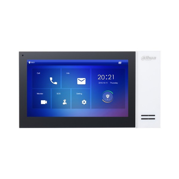 Dahua Technology VTH2421FW video intercom system 17.8 cm (7") Black, White - Afbeelding 2
