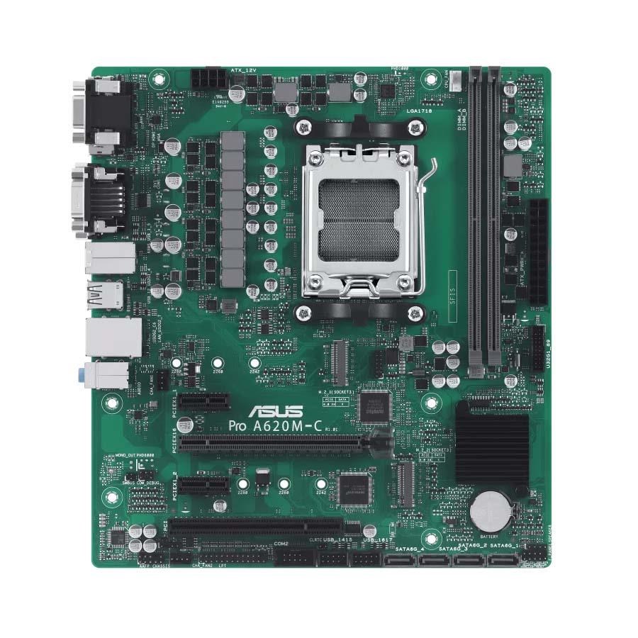 ASUS PRO A620M-C-CSM AMD A620 Socket AM5 micro ATX - Afbeelding 2