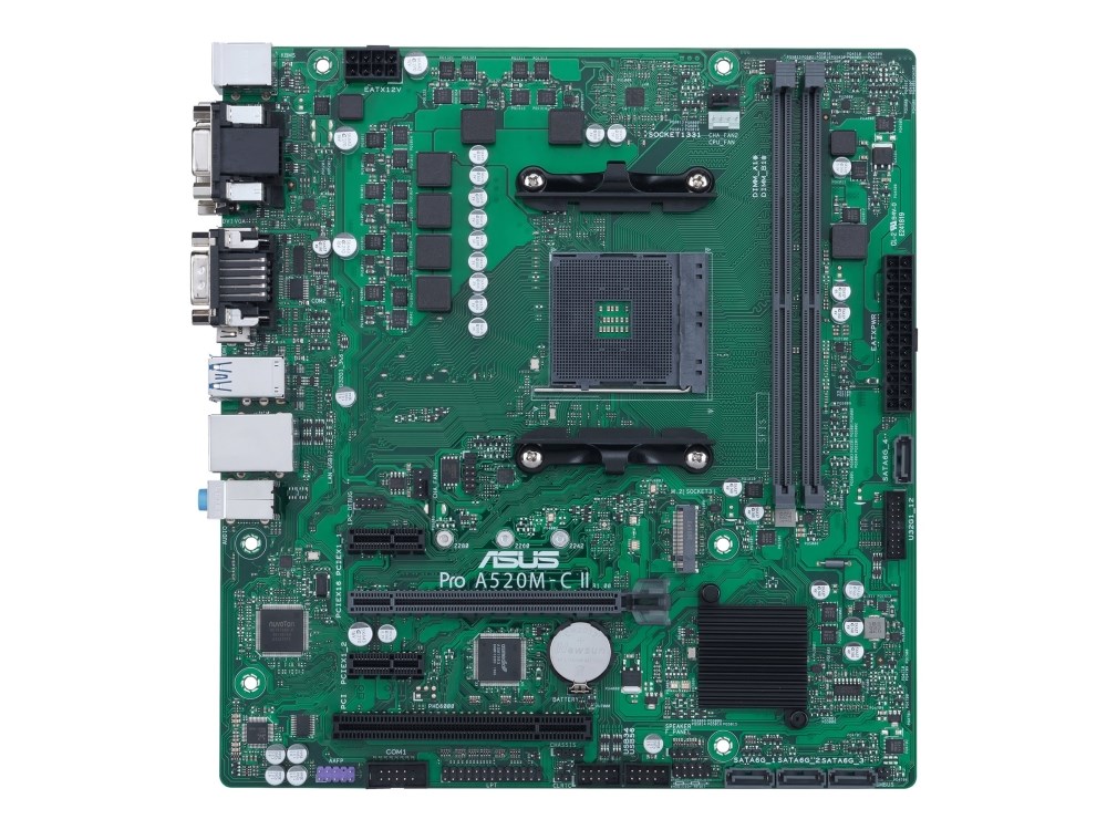 ASUS PRO A520M-C II/CSM AMD A520 Socket AM4 micro ATX - Afbeelding 2