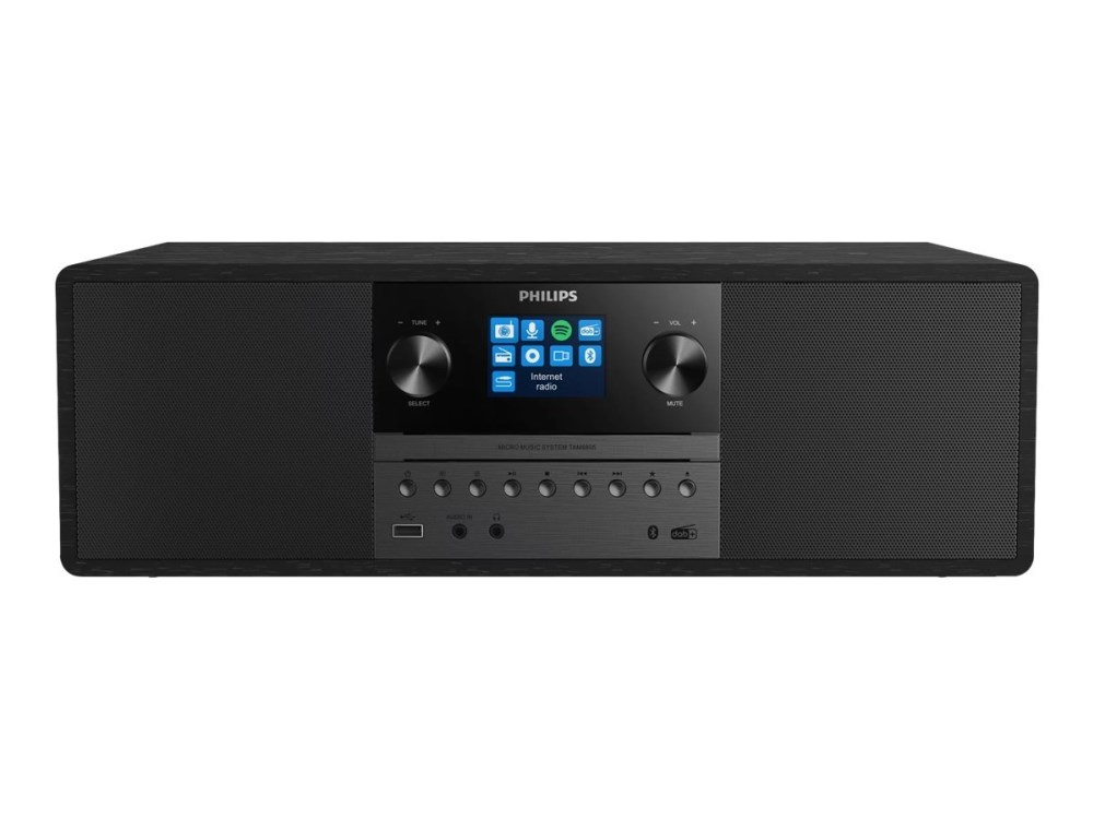 Philips TAM6805 Music System with Internet Radio, DAB+, Bluetooth, CD, USB, and Spotify Connect - Afbeelding 2