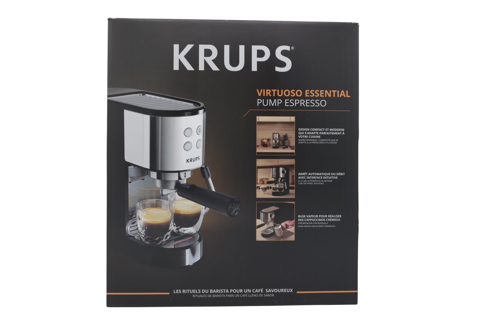 Krups Virtuoso XP441810 coffee maker Manual Espresso machine 1.1 L - Afbeelding 2