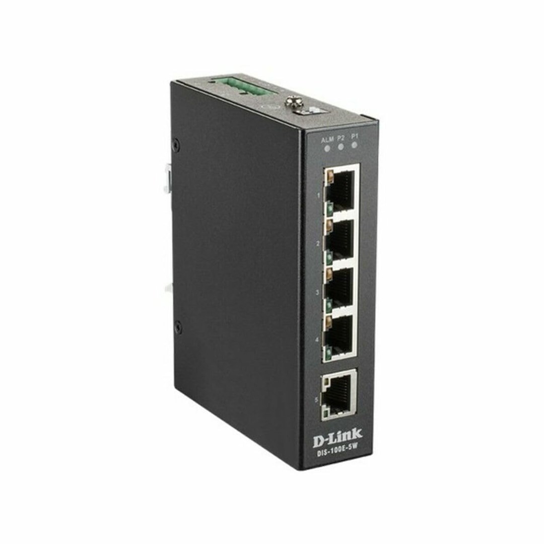 D-Link 5-Port Unmanaged Industrial Switch with 5 x 10/100 BaseT(X) ports - Afbeelding 2