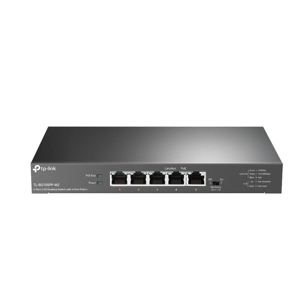 TP-Link 5-Port 2.5G Desktop Switch with 4-Port PoE++ - Afbeelding 2