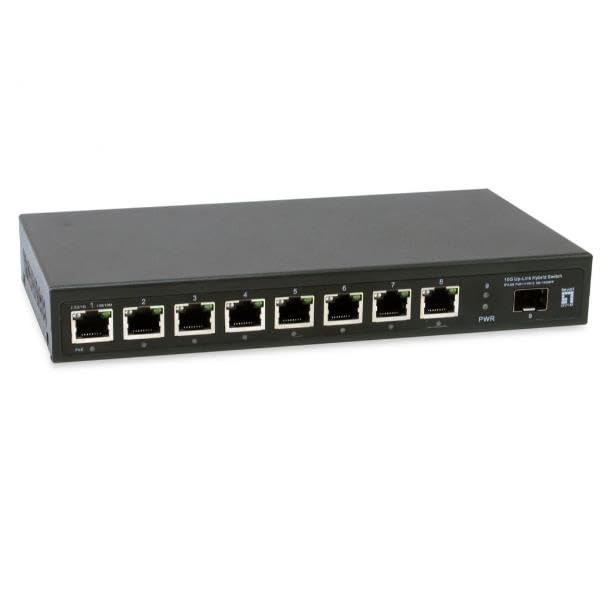 LevelOne GEP-0925 network switch Unmanaged 2.5G Ethernet (100/1000/2500) Power over Ethernet (PoE) Black - Afbeelding 2