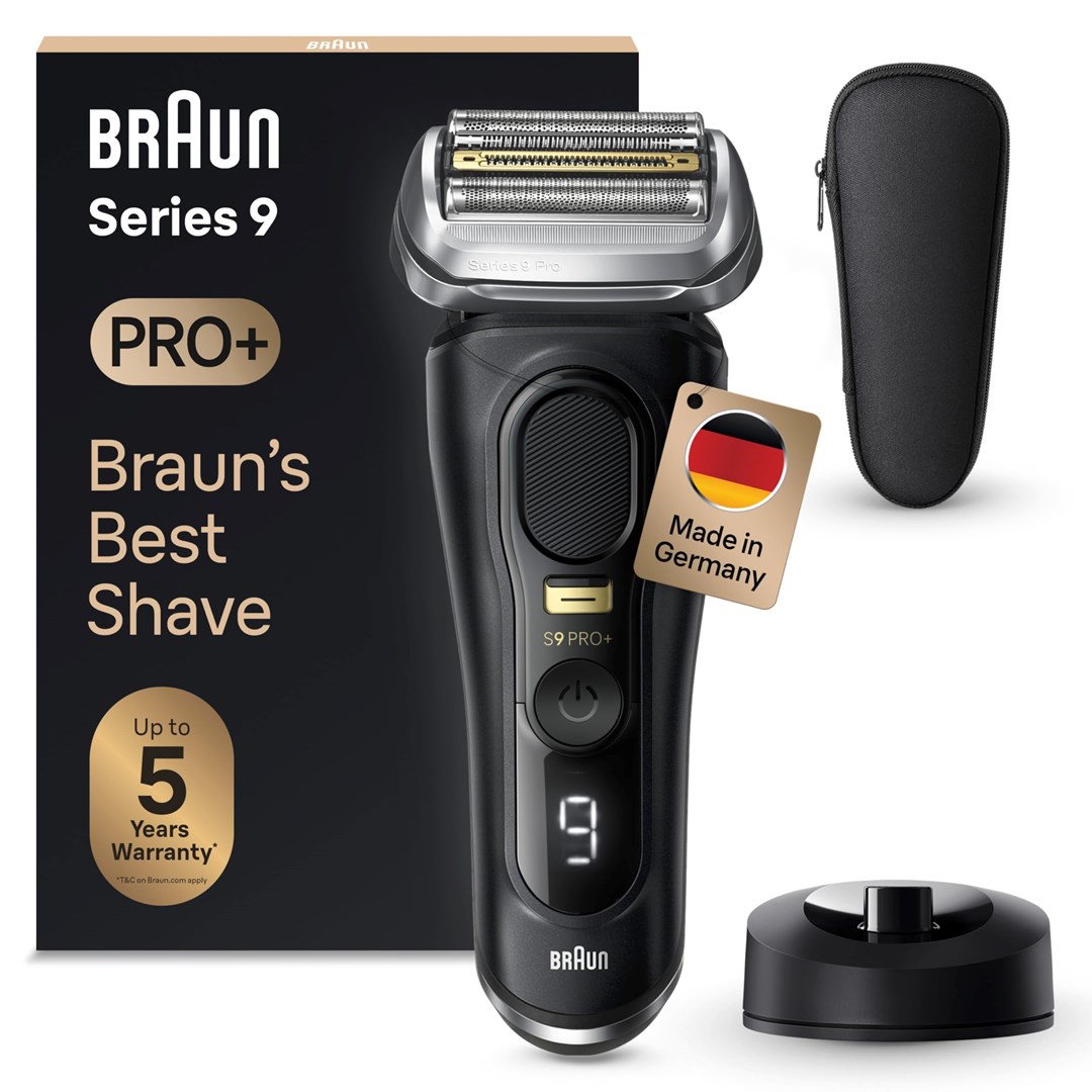 Braun Series 9 Pro+ 9510s Wet & Dry Foil shaver Trimmer Black - Afbeelding 2