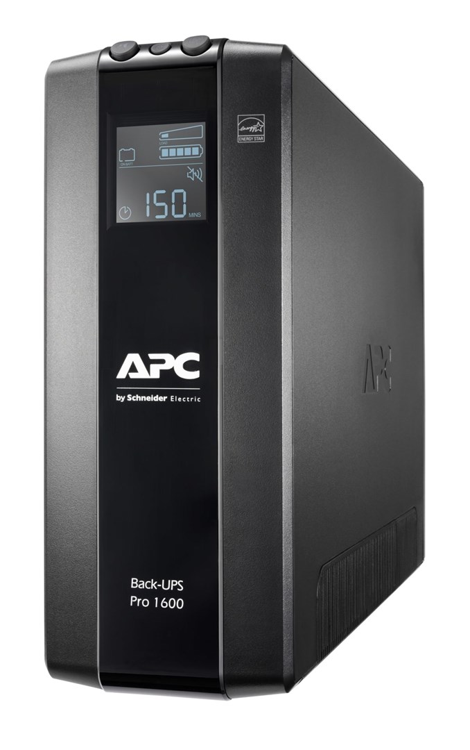 APC Back-UPS Pro, 1600VA/960W, Tower, 230V, 8x IEC C13 outlets, AVR, LCD, User Replaceable Battery - Afbeelding 2