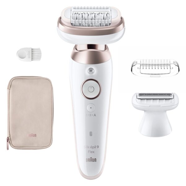 Braun Silk-épil 9 Flex 9-030 3D 40 tweezers Pink, White