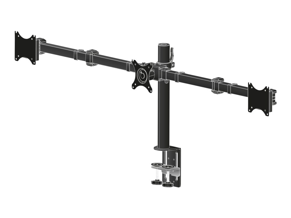 iiyama Desk Mount 68.6 cm (27") Black - Afbeelding 2