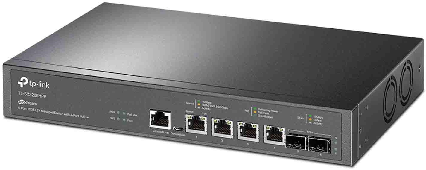 TP-Link Omada 6-Port 10GE L2+ Managed Switch with 4-Port PoE++ - Afbeelding 2