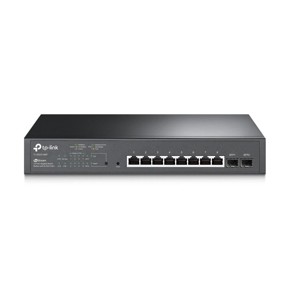 TP-Link Omada 10-Port Gigabit Smart Switch with 8-Port PoE+ - Afbeelding 2